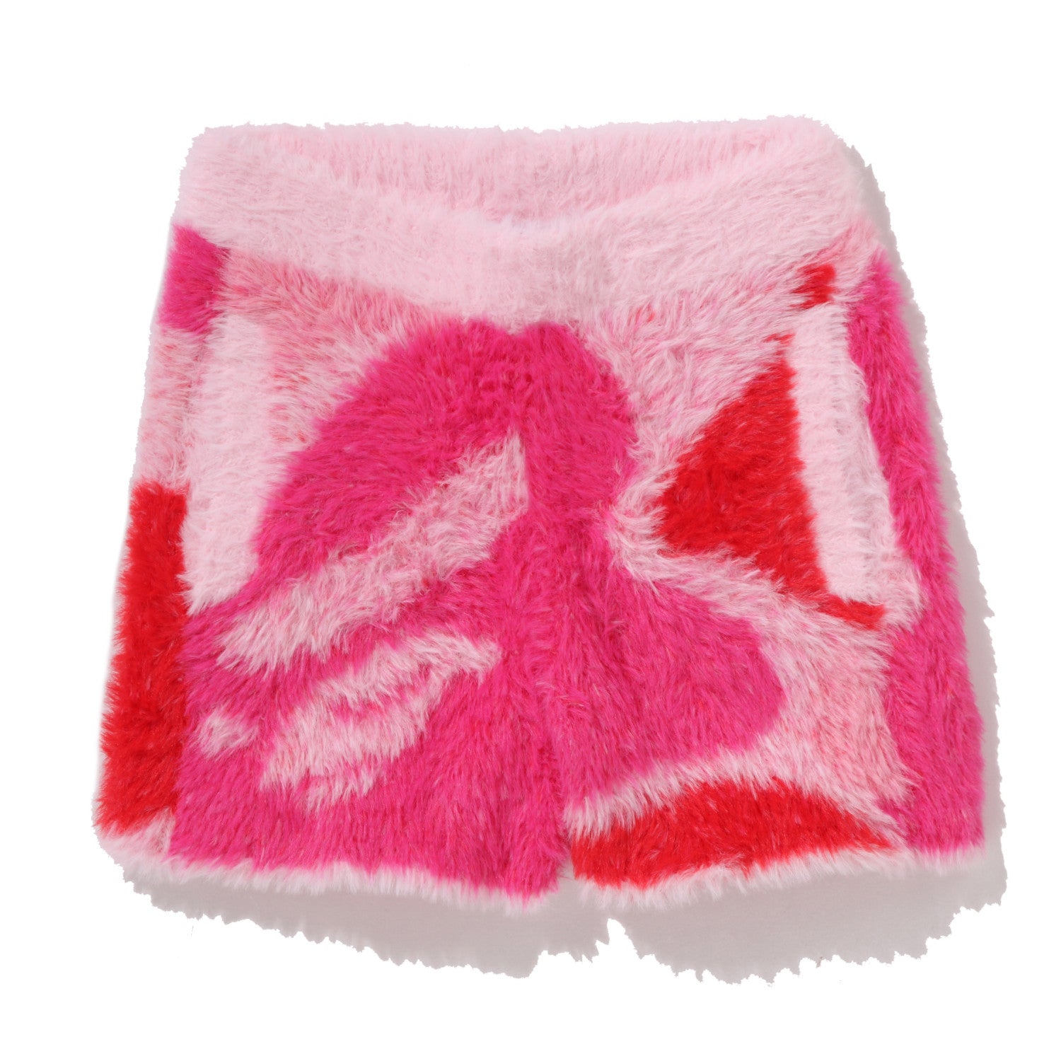 ABC CAMO LONG FUR JACQUARD SHORTS LADIES