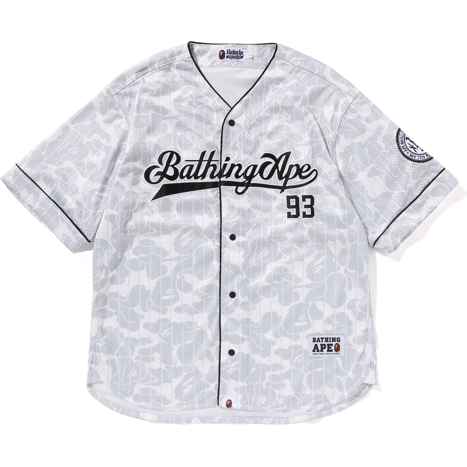 CAMO STRIPE BASEBALL SHIRT MENS