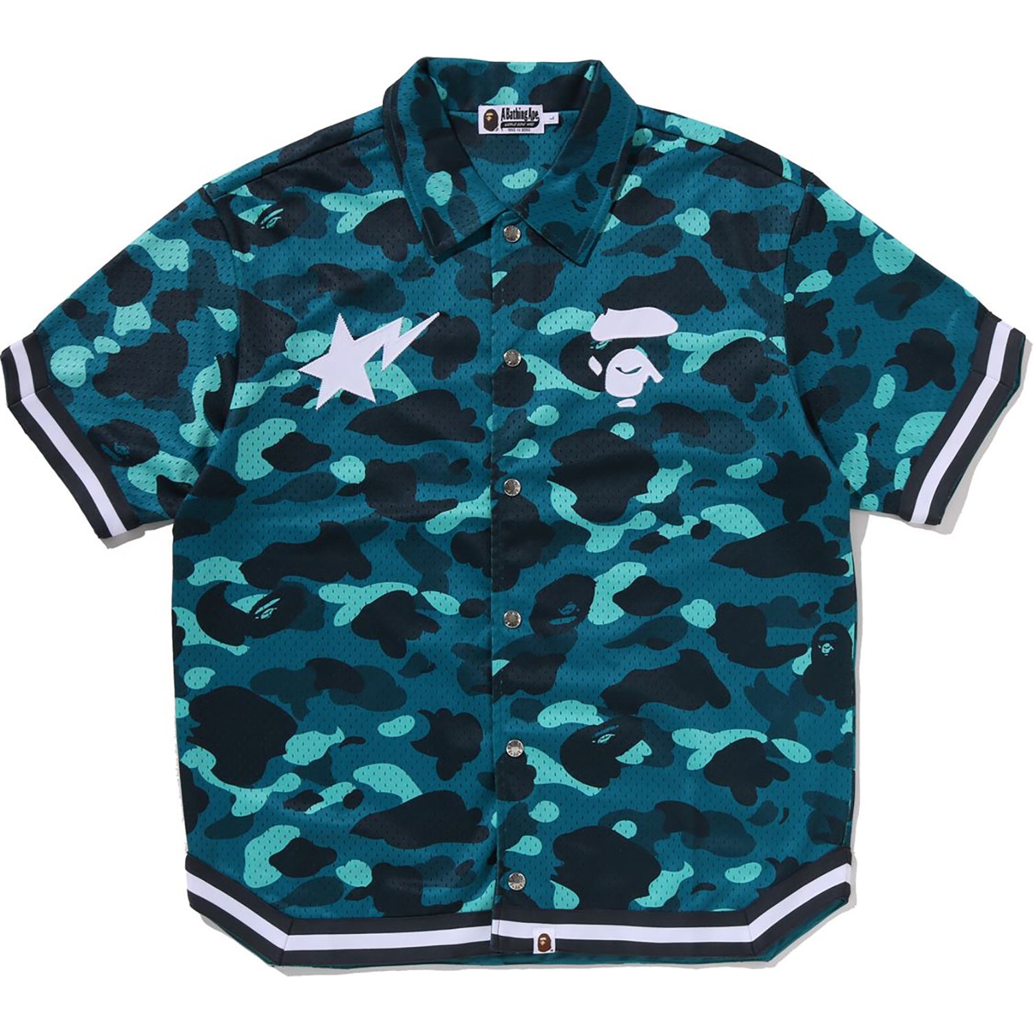 COLOR CAMO WARM UP SS SHIRT MENS