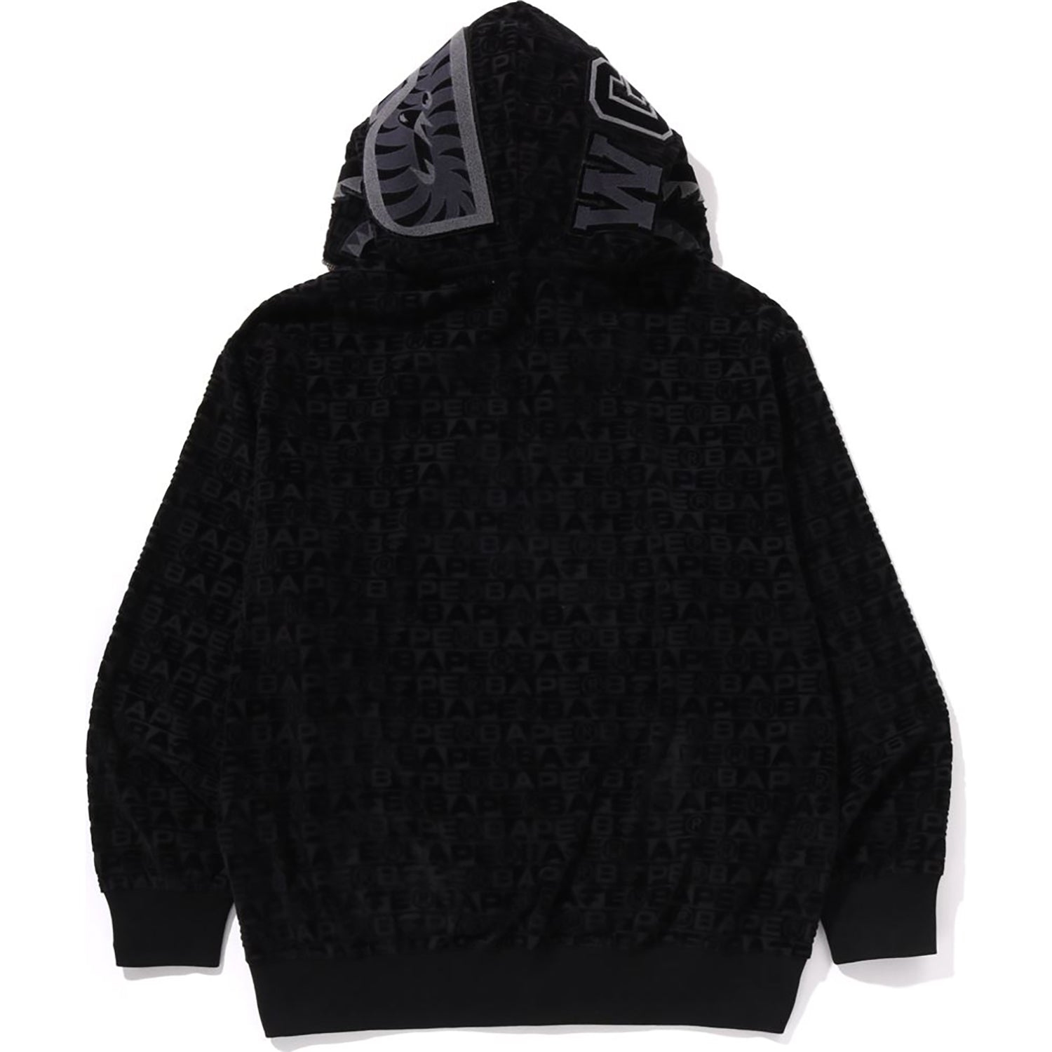 LUX SPORT PATTERN SHARK RELAXED FIT FULL ZIP HOODIE MENS - Image 15