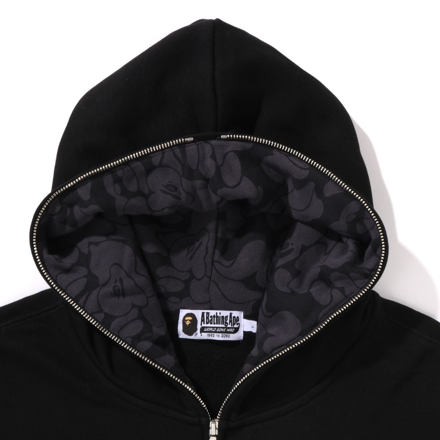 ONE POINT RELAXED FIT ZIP HOODIE MENS - Image 3